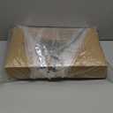 JIUYOTREE 7-Tier Shoe Rack Storage Organizer with Dustproof Cover Closet Cabinet Shelf Holds up to 28 Pairs for Doorway Corridor Balcony Living Room Ash Gray