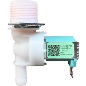 DD33-01002B Upgrade Dishwasher Water Inlet Valve,Fit for Samsung DW80B7071US/AA-00 DW80R7060US/AA-00 DW80R7061US/AA-00 DW80B6060UG/AA-00 Compatible with PD00062560 AP6975653 33290467/329 PS12740663