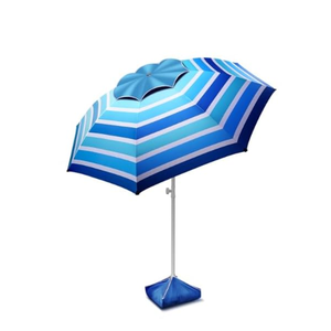 Fisqueen 8FT Large Beach Umbrella for Sand Heavy Duty Wind Portable, Sand Anchor and Stand Bag, UPF 50+ UV Protection, Level 7 Wind Resistance Design, Windproof for Beach, Patio, Yard