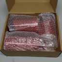 NURADA Flameless Candles with Remote Timer: 3D Wick Battery Operated Led Pillar Fake Candle Set for Wedding Birthday Valentine's Day Christmas Decorations - Red 3 Pack (4" x 5" x 6")