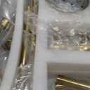 Flashing God Sputnik Chandeliers - Modern Crystal, 9-Light Gold Chandelier for Dining Room, Kitchen Light Fixtures