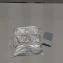 hunsquer Blue Light Glasses for Woman/Men Computer Blue Light Glasses (1a8068 3pack Black+douhua+toumin)