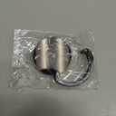 Wenqik 1 Pcs Globe Shaped Golf Ball Display Stand, Tabletop Acrylic Ball Holder, Single Hole Frame Case for Desk Bookshelf Bookcase Shelf Mantel Decor, Golf Gift for Dad, Father, Grandfather (Black)