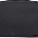 Pander Two Way Zipper Fanny Pack Nylon Everywhere Belt Bag for Women, Water Repellent Waist Packs, Crossbody Bags with Adjustable Strap (Black).