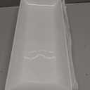 YHOSSEUN 3 Tier Serving Tray for Party, Tiered Serving Platters and Trays, 14 Inch Tiered Tray Stand, Dessert Stand, Serving Stand, Dessert Table Display Set with Collapsible Sturdier Metal Rack, White 