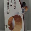 42in Extra Large Christmas Tree Collar - Wicker Woven Tree Collars for Artificial Trees - Handmade Rattan Rustic Farmhouse Basket for Tree Base Cover with Cord Cut-Out for 9ft 10ft 12ft Tree (Brown)