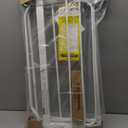 Regalo Safety 29-38.5" Baby Gate for Doorways & Bottom of Stairs, Pressure Mounted Baby Gate with Door for Babies, Toddlers & Pets, Tested & Safe for 30 Years, American Designed, American Owned, White