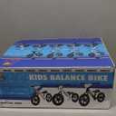 KRIDDO Toddler Balance Bike 2 Year Old, Age 18 Months to 5 Years Old, 12 Inch Push Bicycle with Customize Plate (3 Sets of Stickers Included), Steady Balancing, Gift Bike for 2-3 Boys Girls, Red