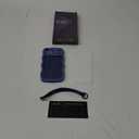 DOMAVER for iPhone 17 Pro Max Case for Women, 1X Screen Protector+1X Wrist Strap, [Compatible with MagSafe] [Full Camera Protection] Cute Wave Matte Phone Case for iPhone 17 Pro Max, Deep Blue