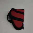 EASY BW Soft Pistol Case, Handgun Pistol Rug With Handle For Shooting, Hunting and Range Sports, Black Red
