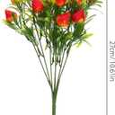 DOITOOL 10 Pcs Artificial Strawberry Stems 10.6 Inch Faux Strawberry Branches for Home Decoration Wedding Party DIY Floral Arrangements and Table Centerpieces