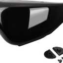 Left Battery Cover fits for Harley Davidson Sportster XL models 2004-2013 XL1200 XL883,Black