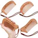 Ziliny 3 Pcs Birth Combs for Women, Wooden Labor Comb for Pregnant Women, Birthing Comb for Labor Pain Relief Pregnancy Essentials for New Mom Gifts