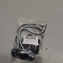 8 Pack Phenolic Candelabra E12 Base Socket with 1.25 Inch Shoulder and Screw Ring, 8 Inch Wire Leads Lamp Holder Light Sockets(with Ring and Wire)