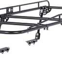 ALMULOO Adjustabl Truck Ladder Rack 60" W x 138" L x 34" H Universal Truck Pickup Bed Contractor Rack Heavy Duty Steel Lumber Utility Kayak Rack 1000lbs