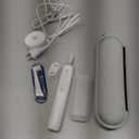 Oral-B Rechargeable Electric Toothbrush, iO3 Limited Deep Clean, 3 Cleaning Modes, Visual Pressure Sensor to Protect Gums, 2 Brush Heads, Travel Case, White (1 Count (Pack of 1))