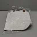 Alex Virtue Reusable Grocery Bags for Heavy Duty,Tote Bags Bulk,Foldable Shopping Bags,Utility Multipurpose Tote (White)