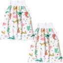 Waterproof Diaper Skirt for Baby Toddler Bed Wetting Training Diaper Shorts for Boys and Girls Night Time (Rabbit+Rabbit) - M