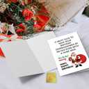 2 x Funny December Birthday Card for Him Her, Hilarious Santa Christmas Birthday Card for Family Friend Boys Girls, Humorous Xmas Holiday Bday Cards for Men Women (#7)