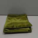 JUSPURBET Throw Pillow Covers 18x18 inch Set of 2 Decorative Velvet Pillow Covers for Couch Sofa Bed Soft Cushion Covers Cases with Invisible Zipper for Living Room Home Decor, Olive Green