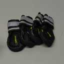 QUMY Dog Shoes for Large Dogs, Medium Dog Boots & Paw Protectors for Winter Snowy Day, Summer Hot Pavement, Water-Resistant in Rainy Weather, Outdoor Walking, Indoor Hardfloors Skid-Resistant Sole (Size 1: 1.8''x2.3''(W*L) (Pack of 4))