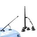 PellKing Suction Car Mount Kit for Insta360 X5/X4, X3,GO 3, 4 in1 Suction Cups with 114cm Selfie Stick Camera Triple Suction Mount Kit for Action Cameras,Compatible with GoPro 11,10,9,8,7(with Stick)