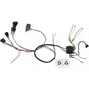 12 Volt Electric Car Power Wheel DIY Modified Harness High Power Self-Made Wires and Switch Kit with Remote Control and Receiver for Replacement Parts Ride On Car Accessories