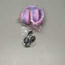 IClever BTH12 Kids Bluetooth Headphones,Colorful LED Lights,74/85dBA Safe Volume,85H Playtime,Bluetooth 5.2,Over Ear Headphones Built-in Mic for iPad/Tablet/Airplane,Blossom Pink