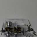 1734602 Atlas Tulip Style Door Knob Combo Lock, Satin Chrome