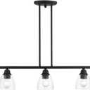 Livex Lighting, 46337-04, Montgomery, Linear Chandelier, Black