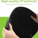 Eccliy 12 Pcs 16 Inch Plastic Plant Saucers Tray, Black, Round