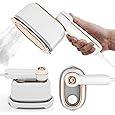 Travel Steamer Iron for Clothes Mini - Portable Ironing Machine Travel Small Size Portable Steam Travel College Dorm Home Essentials Steamer for Clothes (White) (6.1*3*4.2 in) Travel Steamer Iron for Clothes Mini - Portable Ironing Machine Travel Small Size Portable Steam Travel College Dorm Home Essentials Steamer for Clothes (White) (6.1*3*4.2 in)