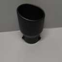 TriTrust Exhaust Tip, 2.5-3 inch inlet adjustable,Fit 2.5''/2.75''/3'' Outer diameter Tailpipe, 4.5'' Outlet 7'' Long Muffler Tip, Black Powder Coated Stainless Steel Tail Tip