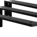 Countertop Support Bracket 20 Inch Pack of 3 Countertop Bracket for Granite 3/8" Thick 20"x8"x2.5" Heavy Duty L Brackets Shelf Brackets Metal Corbels for Quartz/Granite/Wood/Concret/ Laminate Countertops