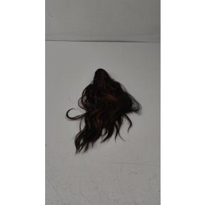 Ponytail Extensions, Long Claw Clip in Ponytail Hairpiece Synthetic Pony Tails Hair Piece Natural Wavy Hairpieces for Women, 20 inch Dark Brown and Light Auburn