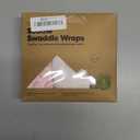 3-Pack Organic Baby Swaddle Sleep Sacks - Swaddles for Newborns, Infant 0-3 Months, Baby Girls, Boys, Soft & Snug Newborn Sleep Sack, Nursery Swaddling Blankets (Blossom) (One Size)