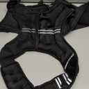 Henkelion Weighted Vest Weight Vest for Men Women Kids Weights Included, Body Weight Vests Adjustable for Running, Training Workout, Jogging, Walking (4 lbs, Black)