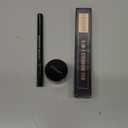 Eyebrow Pencil Makeup Kit, with Waterproof 2-IN-1 Microblading Eyebrow Pen, Eyebrow Pomade, Eyeliner and Dual-ended Eyebrow Brush, Brow Pencil Kit for Natural Eyebrows - Dark Coffee