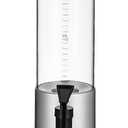 Drink Tower Dispenser Beer Tower,Beverage Dispenser with Spigot, Tabletop Liquor Dispenser for Beer, Margarita, Liquor, Beverage (Silver)