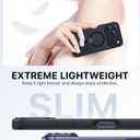 Magnetic for iPhone 17 Pro Case [Full Camera Protection][Military-Grade Protection][Compatible with MagSafe] Shockproof Protective Slim Phone Case for iPhone 17 Pro, Black