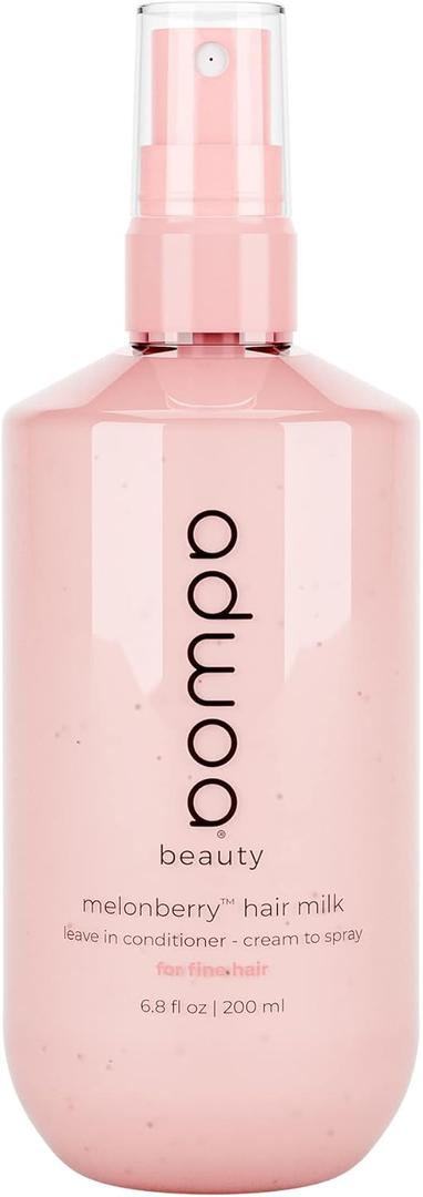 adwoa beauty Melonberry Cream To Spray Hair Milk Leave In Conditioner with Kalahari Melon, Strawberry and Raspberry Seed Oils For Kinky, Coily, Curly and Wavy Hair | 6.8 oz