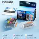 270XL 271XL Printer Ink Compatible for Canon PGI-270XL CLI-271XL Ink Cartridges to use with MG5720 MG6820 TS5020 TS6020 MG7720 TS9020 TS8020 MG5721 MG5722 MG6821 MG6822, 5 Color (PGBK, BK, C, M, Y)