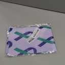2PCS Suicide Prevention Awareness Table Runner Teal Purple Ribbon Themed Party Supplies Decorations Favors Tablecloth World Suicide Prevention Day Hope Faith Table Cover for Suicide Awareness, 12 X 72 Inches