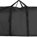 Uranshin 600D Oxford Fabric Large Outside Chair Storage Bag, Black, 43.3 x 29.13 x11.02 inches, Zipper Closure, Portable, Durable, Ideal for Zero Gravity, Reclining, Camp, Beach, Wheelchair Chairs