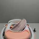 3 in 1 Baby Walker, Baby Walkers for Boys and Girls with Removable Footrest, Feeding Tray, Rocking Function & Music Tray(Without Battery), Foldable Activity Walker for Baby 6-18 Months (Pink)