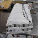 JONATHAN Y Hallie High-Low Curve Ivory/Cream Indoor/Outdoor Area Rug, 9x12, Minimalist, Pet Friendly, Non-Shedding, Stain Resistant, Hose-Washable for Backyard, Patio, Porch (SCN100B-9)