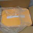 Kids Toy Organizer for Lego Stackable Storage Compartments Bins With Base Plates Lids 3 Tiers Clear Building Bricks Board Game Puzzle Boxes Plastic Craft Sorting Separator Travel Chest Case (Yellow - Three tiers)