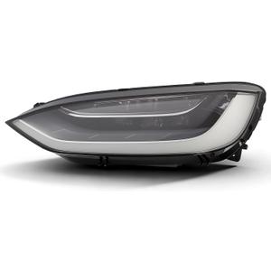 103431600C Headlight Assembly Compatible with 2015-2019 Model X Driver Side Headlamp Black Outer Shell Replacement 1034314 (Left)