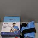 REVIX XL Shoulder Ice Pack for Rotator Cuff Reusable Gel Cold Wrap for Shoulders Injuries and Surgery, Soft Plush Lining, Flexible and Long Lasting