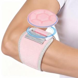 Elbow Brace for Women, Tennis Elbow & Golfers Elbow, Support with Dual Compression Pads, Adjustable Tendonitis Forearm Strap, Lightweight Arm Brace for Sports, Fitness & Daily Use - 1Pack